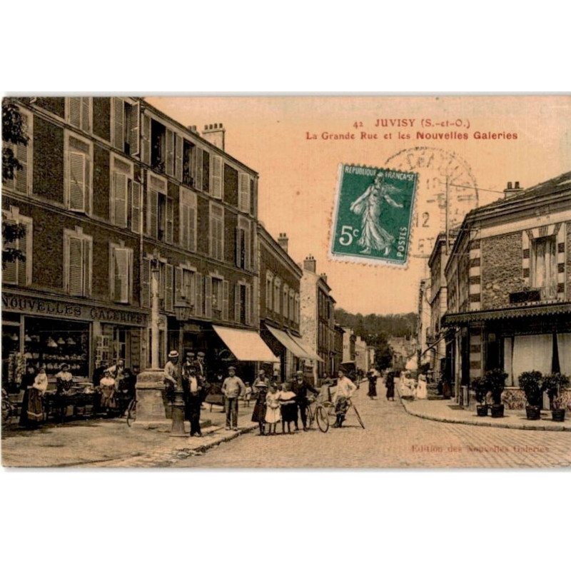JUVISY: la grande rue et les nouvelles galeries - très bon état