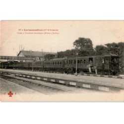 JUVISY: les locomotives Cie d'orléans, train à traction électrique paris à juvisy - très bon état