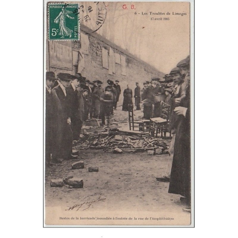 LIMOGES : les grèves de 1905 - très bon état