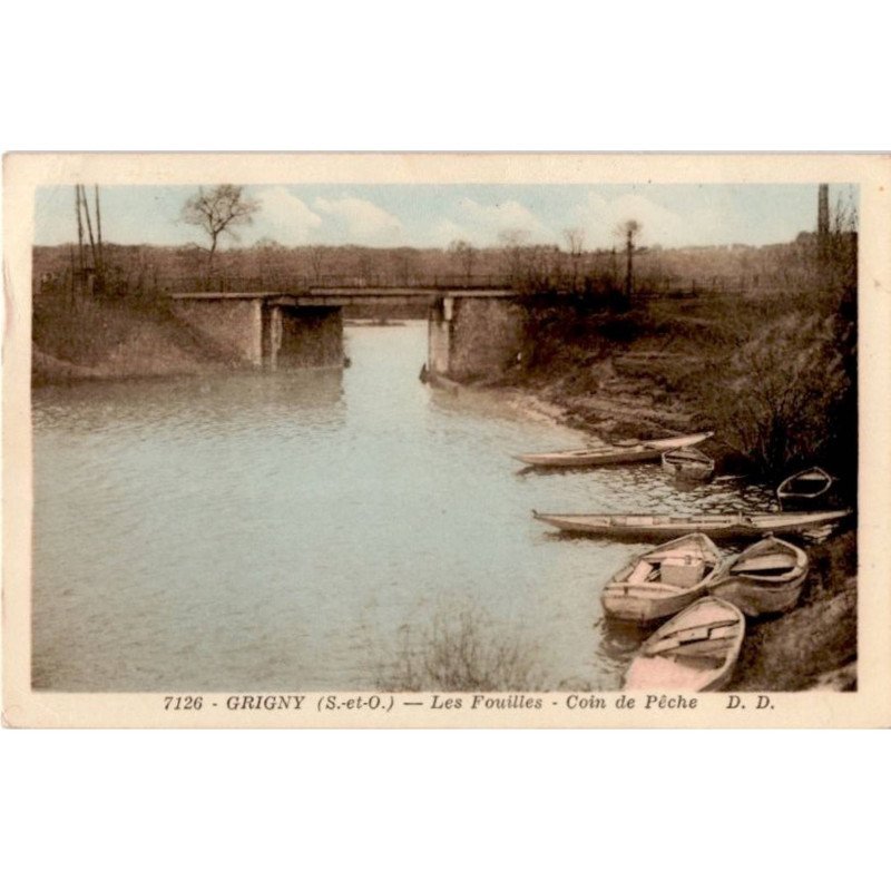 GRIGNY: les fouilles, coin de pêche - très bon état