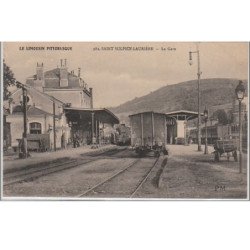 SAINT SULPICE LAURIERE : la gare - très bon état