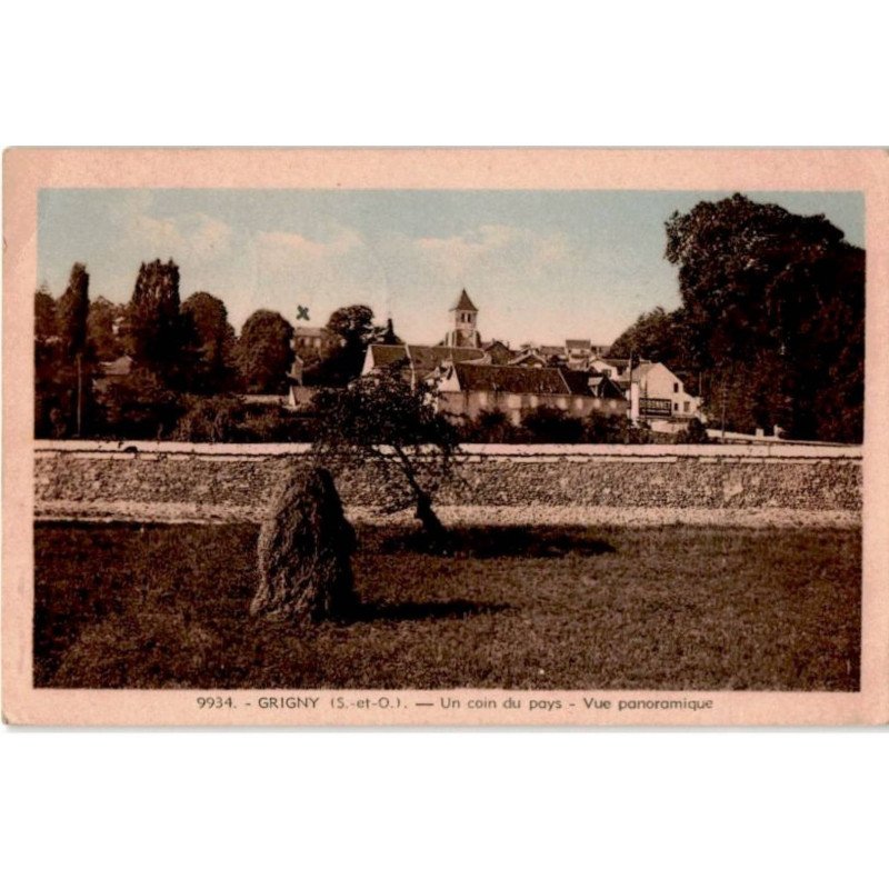 GRIGNY: un coin du pays, vue panoramique - très bon état