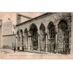BRIE-COMTE-ROBERT: ruines de la chapelle de l'hôpital de l'ancien château - état