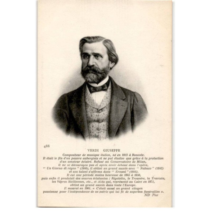 COMPOSITEUR - spectacle et musique: Giuseppe Verdi - très bon état