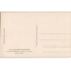 COMPOSITEUR - spectacle et musique: Ernest Chausson 1855-1899 - Très bon état