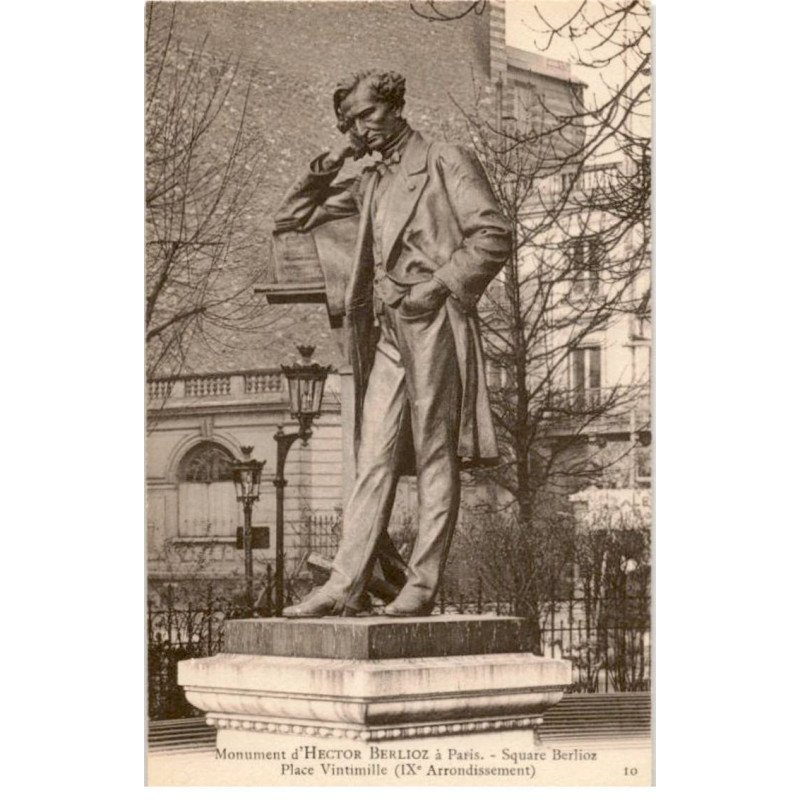 COMPOSITEUR - spectacle et musique: monument D'Hector Berlioz à paris - très bon état