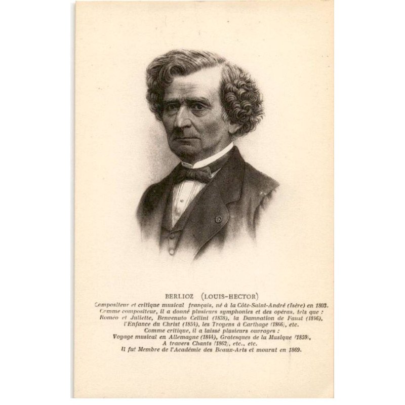 COMPOSITEUR - spectacle et musique: Berlioz (Louis-Hector) - très bon état