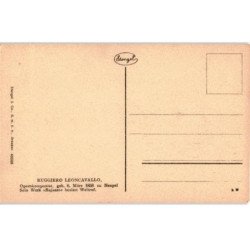 COMPOSITEUR - spectacle et musique: Ruggiero Leoncavallo - très bon état