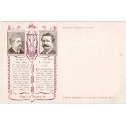 COMPOSITEUR - spectacle et musique: chefs d'orchestre, O. Metra, L. Ganne - très bon état