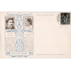 COMPOSITEUR - spectacle et musique: chanteurs célèbres, H. Vogl, C.F.M. Carvalho - très bon état