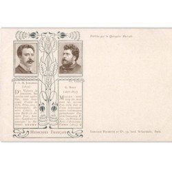 COMPOSITEUR - spectacle et musique: musiciens françcais, F.L.R. Joncières, G. Bizet - très bon état