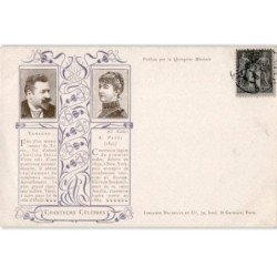 COMPOSITEUR - spectacle et musique: chanteurs célèbres, Tamagno, A. Patti - très bon état