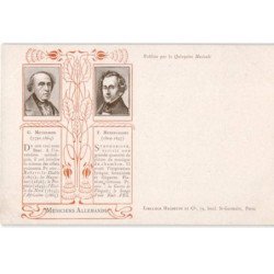 COMPOSITEUR - spectacle et musique: musiciens allemands, G. Meyerbeer, F. Mendelssohn - très bon état