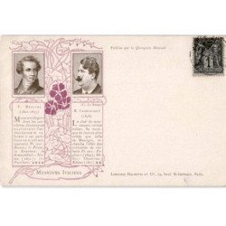 COMPOSITEUR - spectacle et musique: musiciens italiens, V. Bellini, R. Leoncavallo - très bon état