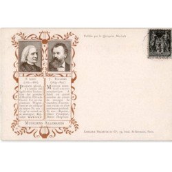 COMPOSITEUR - spectacle et musique: musiciens allemands, F. Liszt, J. Brahms - très bon état