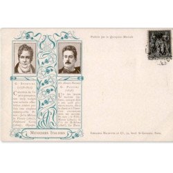 COMPOSITEUR - spectacle et musique: musiciens italiens, G. Spontini, G. Puccini - très bon état