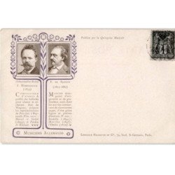 COMPOSITEUR - spectacle et musique: musiciens allemands, F. Humperdinck, F. de Flotow - très bon état