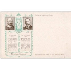 COMPOSITEUR - spectacle et musique: musiciens français E. Paladilhe, Ch.C Saint-Saens - très bon état