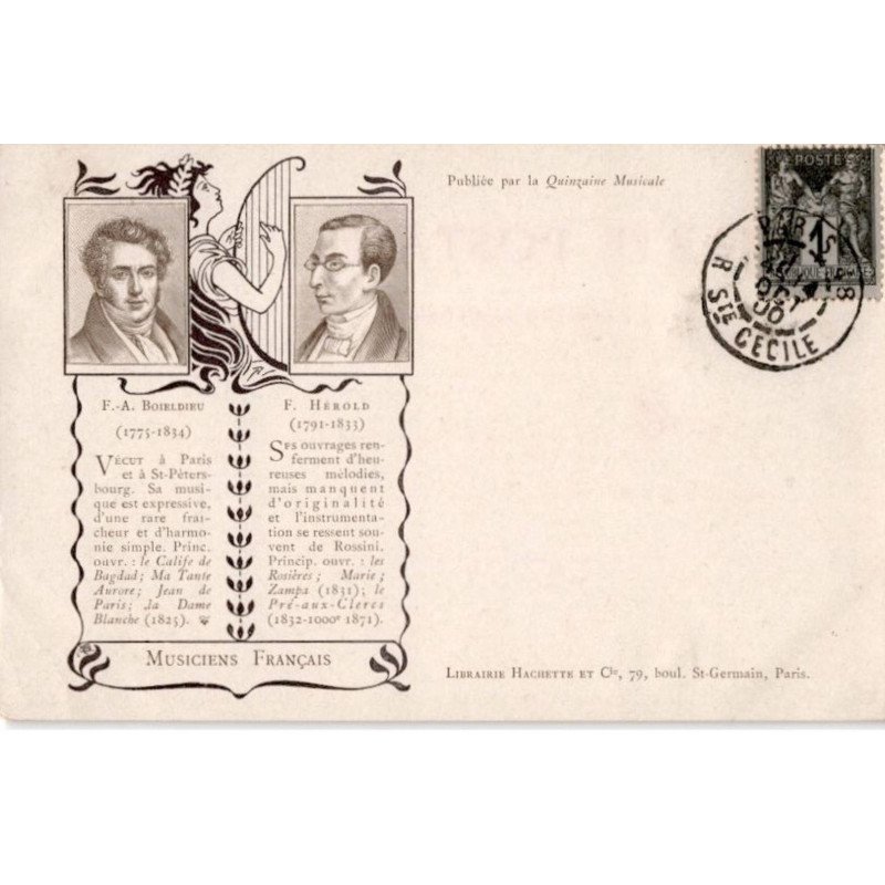 COMPOSITEUR - spectacle et musique: musiciens français F.A. Boieldieu, F. Hérold - état