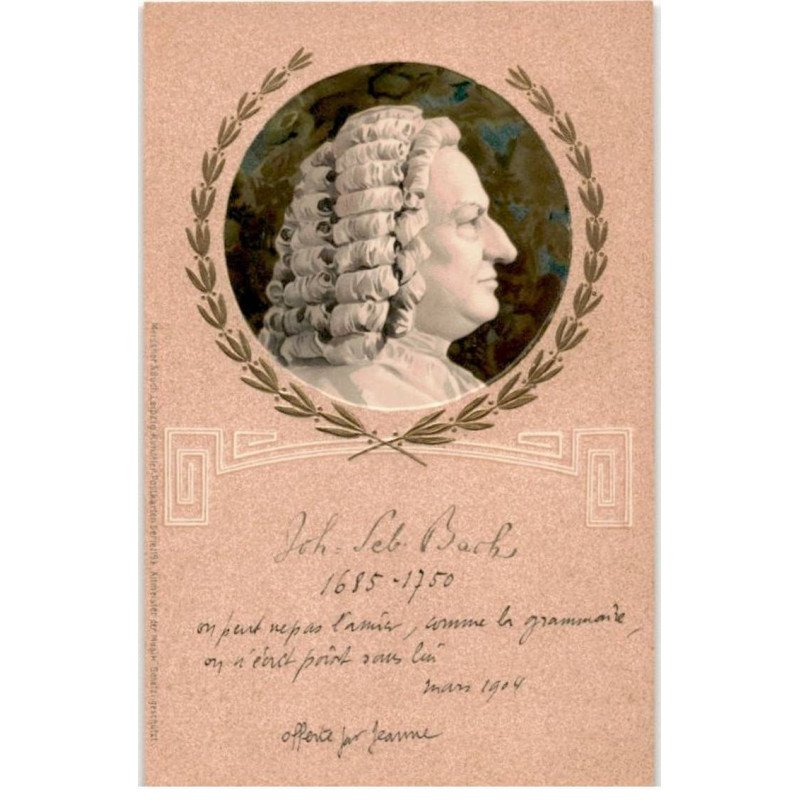 COMPOSITEUR - spectacle et musique: Johann Sebastian Bach - très bon état