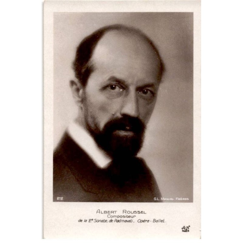 COMPOSITEUR - spectacle et musique: Albert Roussel de la 2e sonate de padmavati, opéra ballet - très bon état