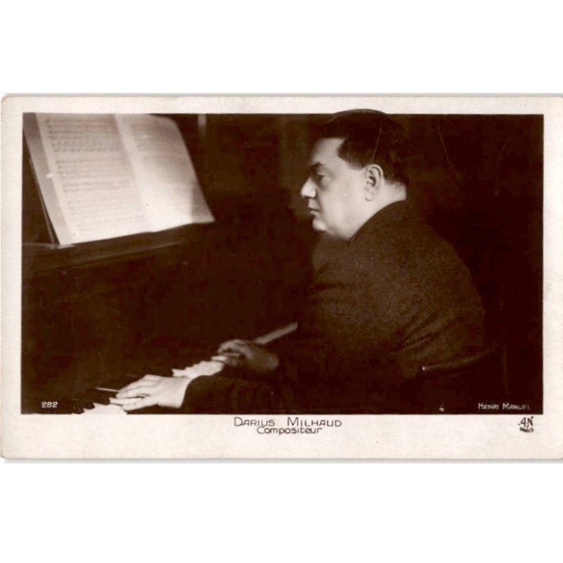 COMPOSITEUR - spectacle et musique: Darius Milhaud - très bon état