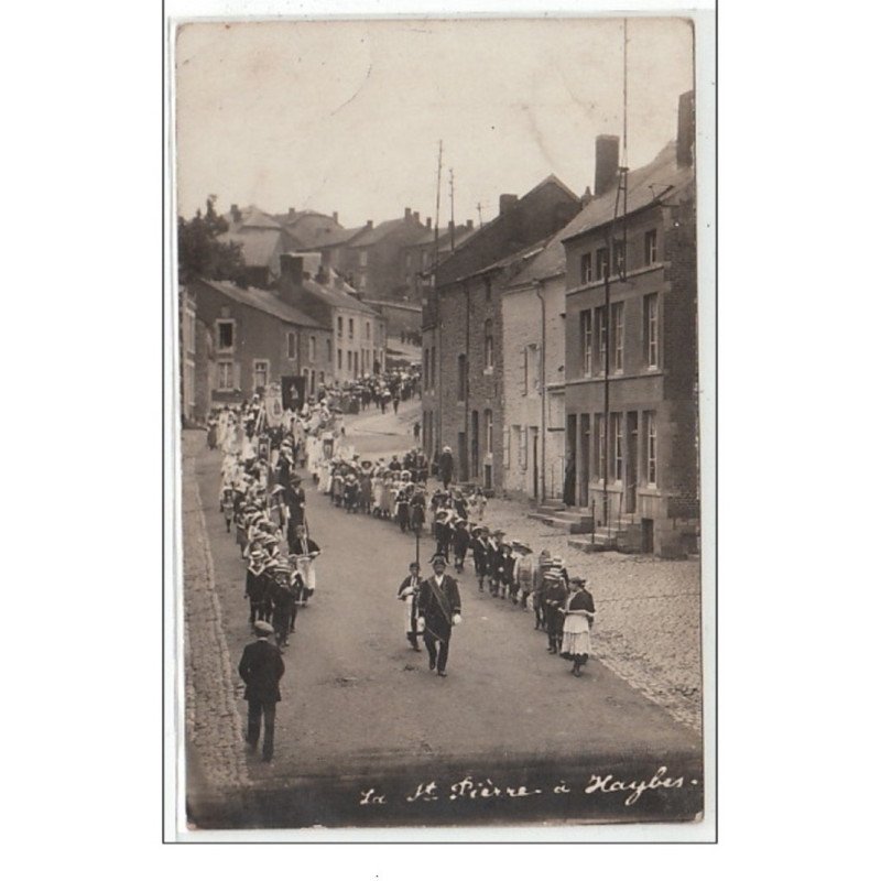 HAYBES : carte photo de la Saint-Pierre - Très bon état