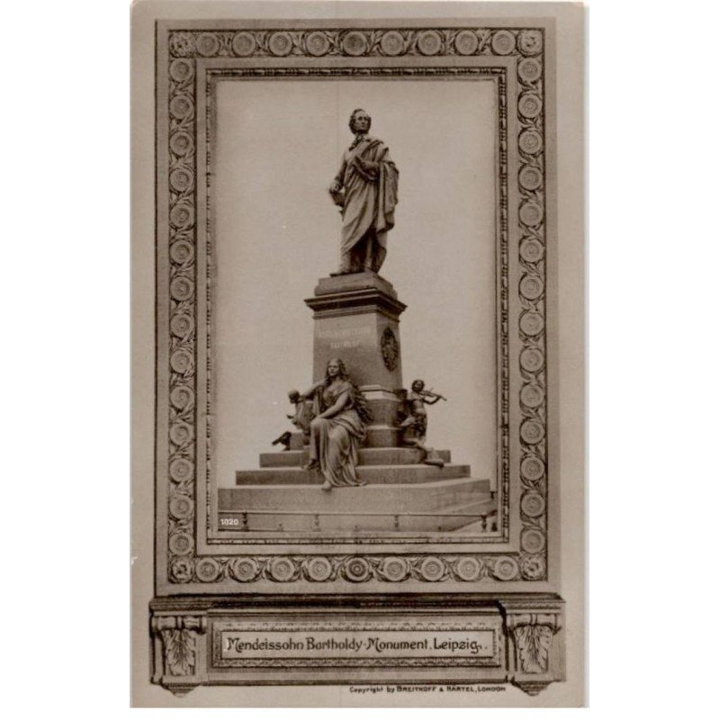 COMPOSITEUR - spectacle et musique: Mendelssohn-Bartholdy monument leipzig - très bon état