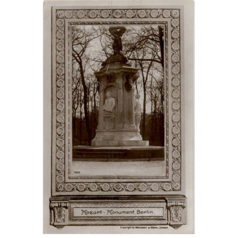 COMPOSITEUR - spectacle et musique: Mozart monument Berlin - bon état