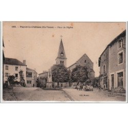 PEYRAT-LE-CHATEAU : place de l'église - Très bon état