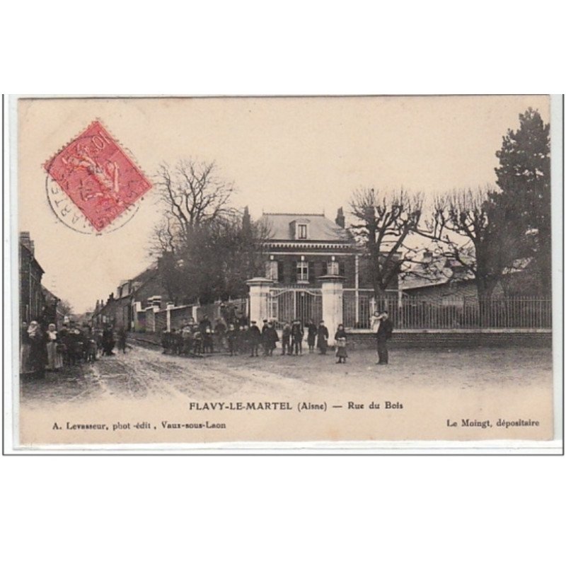 FLAVY LE MARTEL : rue du Bois - Très bon état FLAVY LE MARTEL : rue du Bois - Très bon état