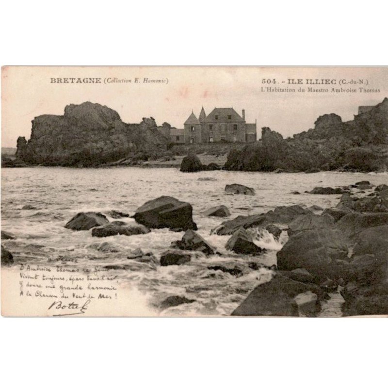 COMPOSITEUR - spectacle et musique - ile illiec l'habitation du maestro Ambroise Thomas - très bon état