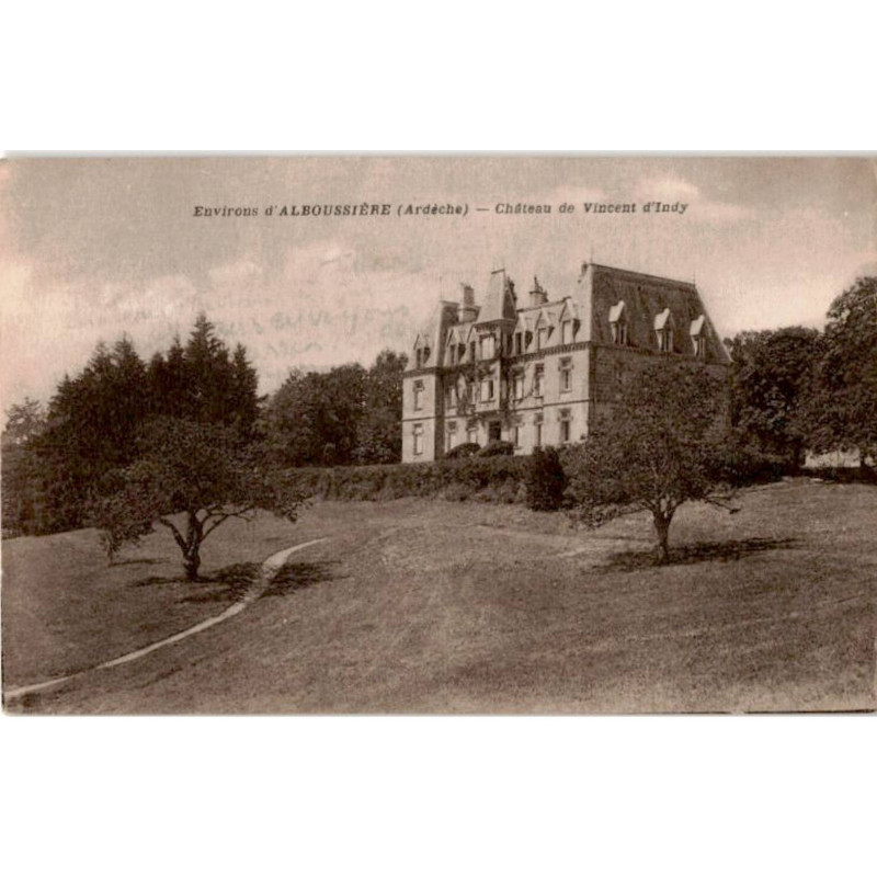 COMPOSITEUR - spectacle et musique - château de Vincent d'Indy - bon état