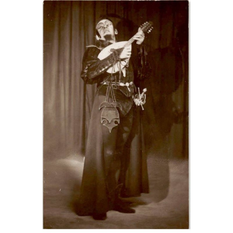 CHANTEURS: joueur de luth - bon état