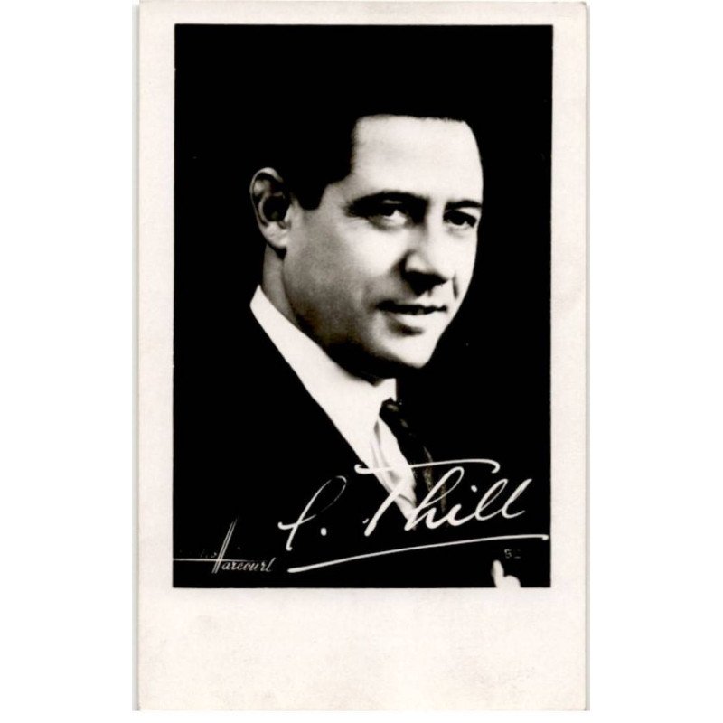 CHANTEURS: studio harcourt G. Thill - très bon état
