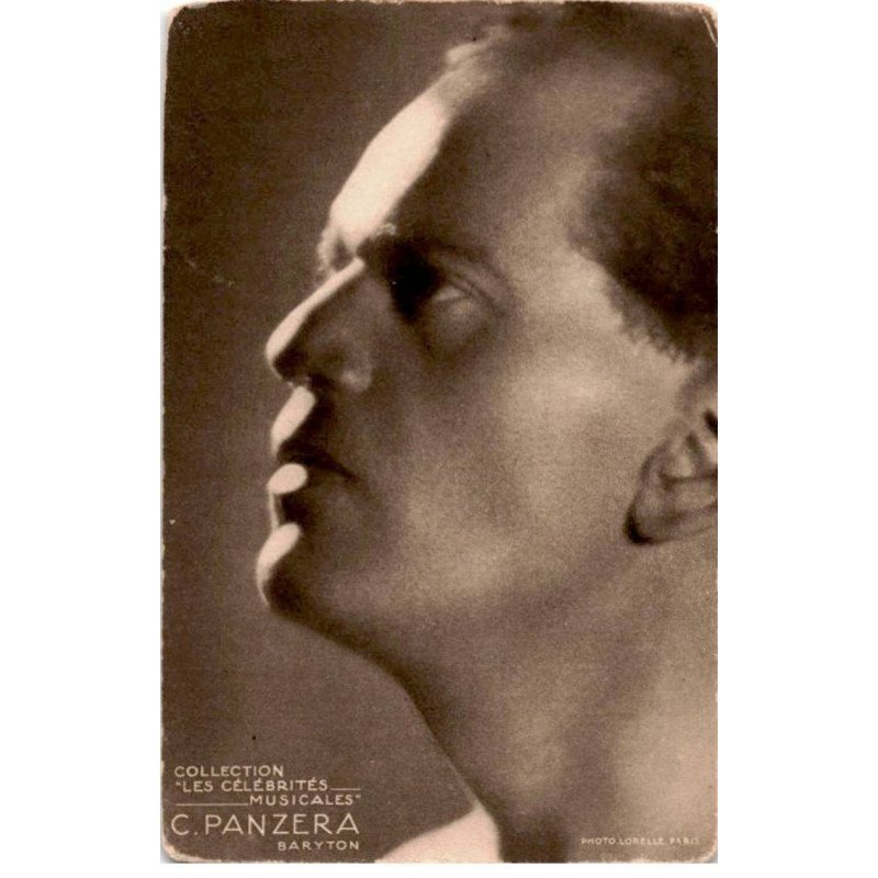 CHANTEURS: collection les célébretiés musicales C. Panzera baryton - bon état