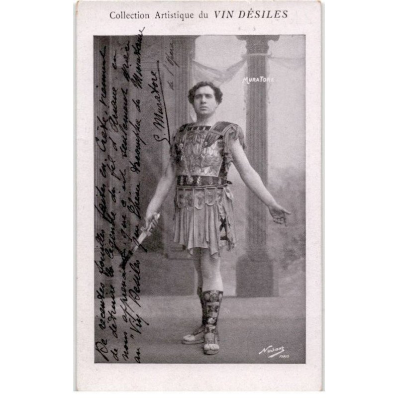 CHANTEURS: collection artistique du vin désiles, murator, personnage costumé - très bon état