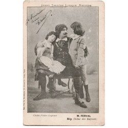 CHANTEURS: grand théatre lyrique maguera M. Ferval rip scène des enfants - état