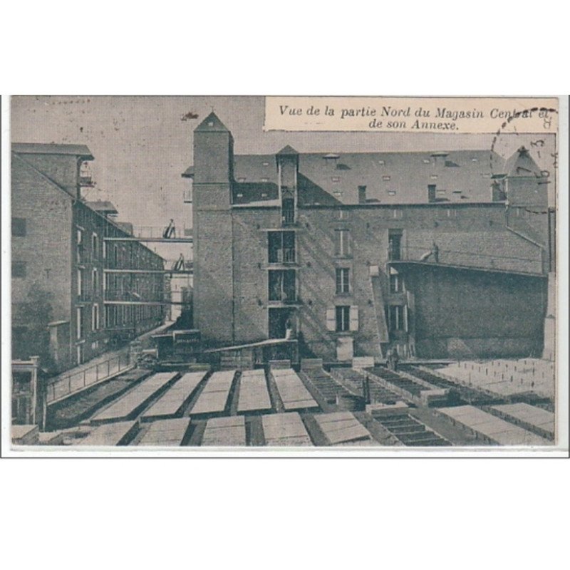 CARIGNAN : vue de la partie nord du magasin central et de son annexe - état (légères tâches) CARIGNAN : vue de la partie nord du magasin central et de son annexe - état (légères tâches)
