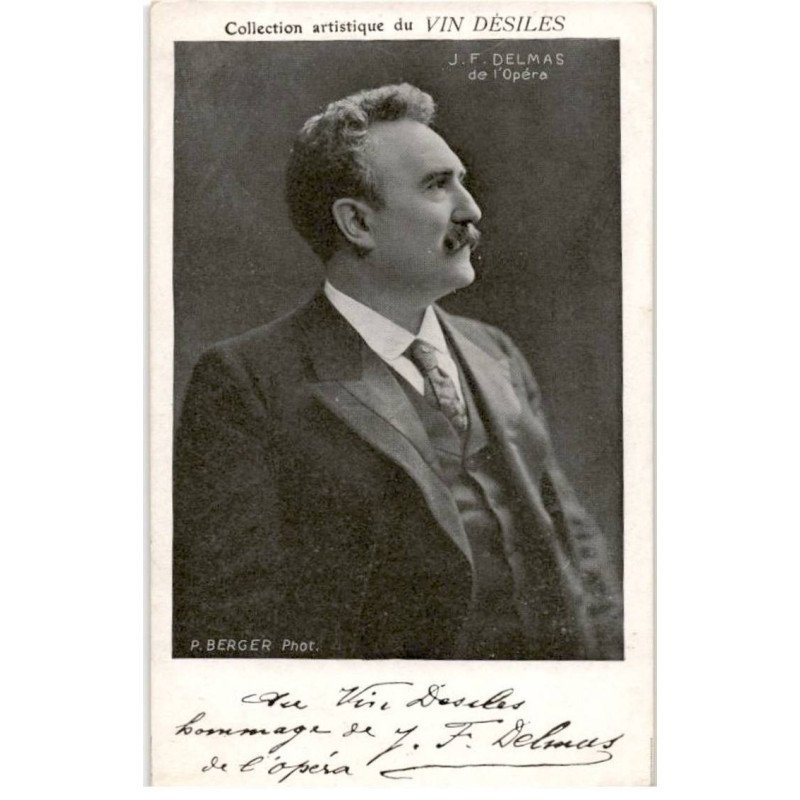 CHANTEURS: collection artistique du vin désiles J.F. Delmas de l'opéra - très bon état