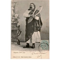 CHANTEURS: le coryphée duc de l'opéra chantant l'épithalame, déjanie 4ieme acte - très bon état