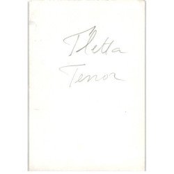 CHANTEURS: Fletta Tenor - très bon état