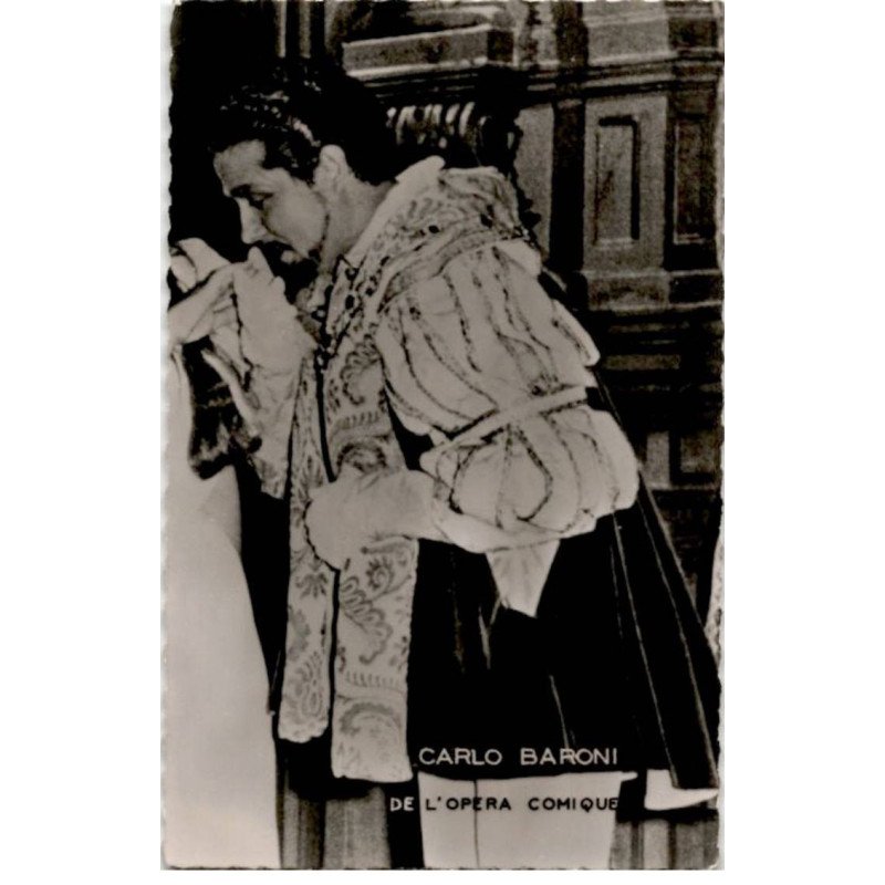 CHANTEURS: Carlo Baroni de l'opéra comique - état