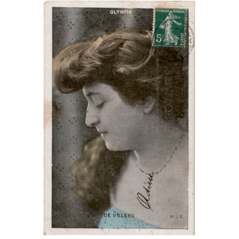 CHANTEURS: Olympia de villers - très bon état