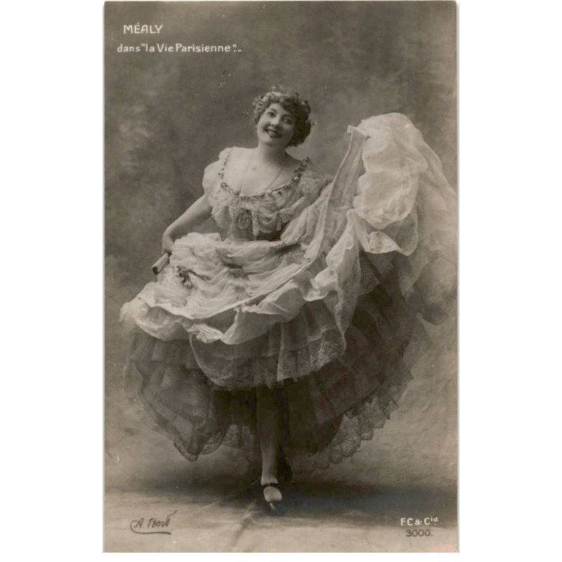 CHANTEURS: Méaly dans "la vie parisienne" - très bon état