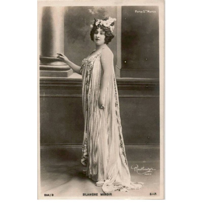 CHANTEURS: Blanche miroir, porte saint-martin - très bon état