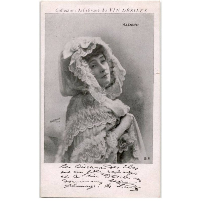 CHANTEURS: collection artistique du vin désiles M. Lender - état