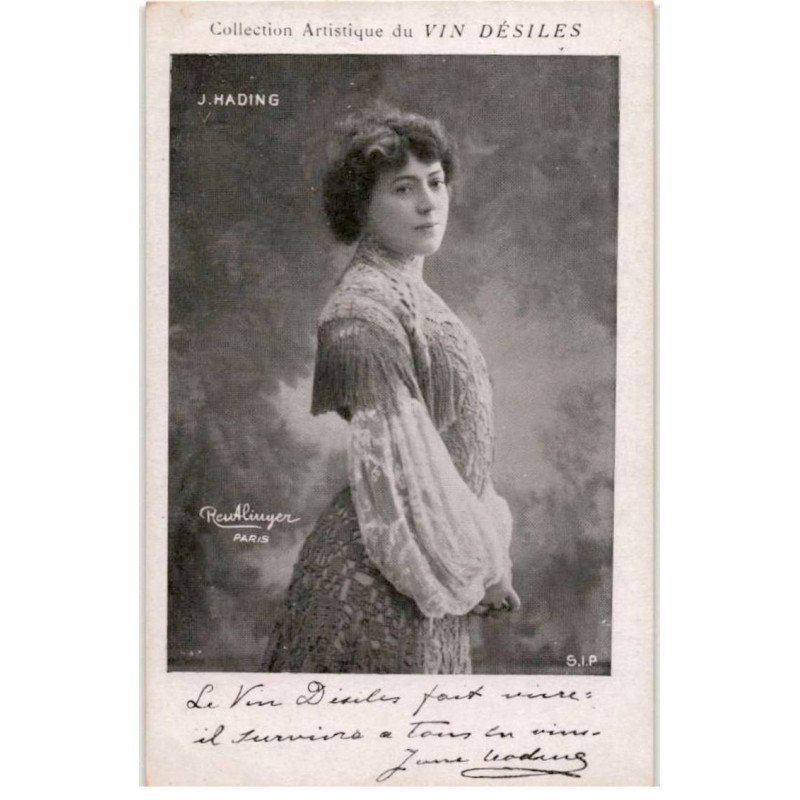 CHANTEURS : collection artistique du vin désiles J. Hading - très bon état