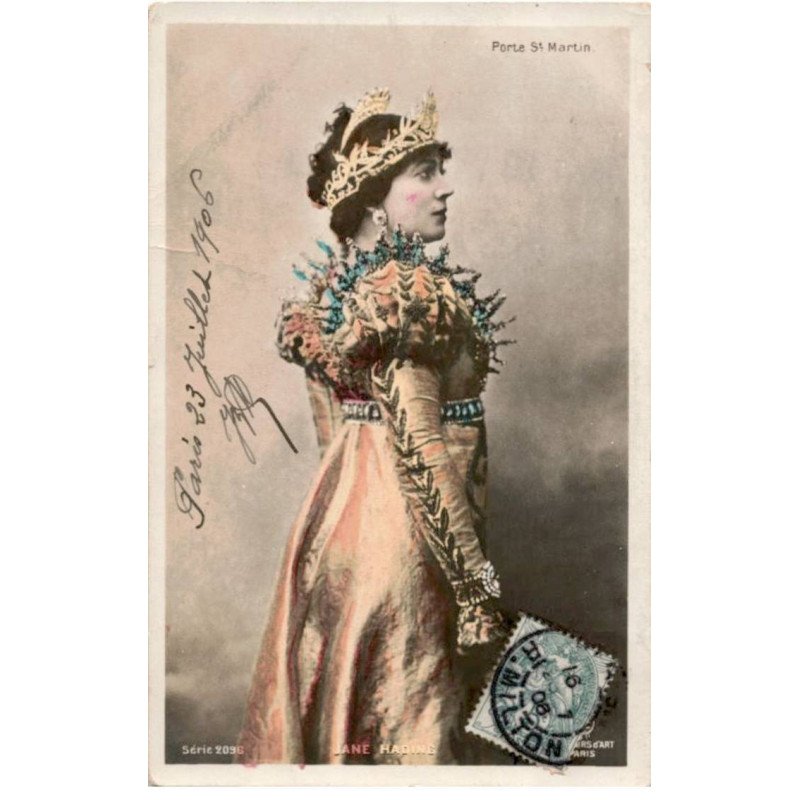 CHANTEURS : Jane Hading, porte saint-martin - très bon état