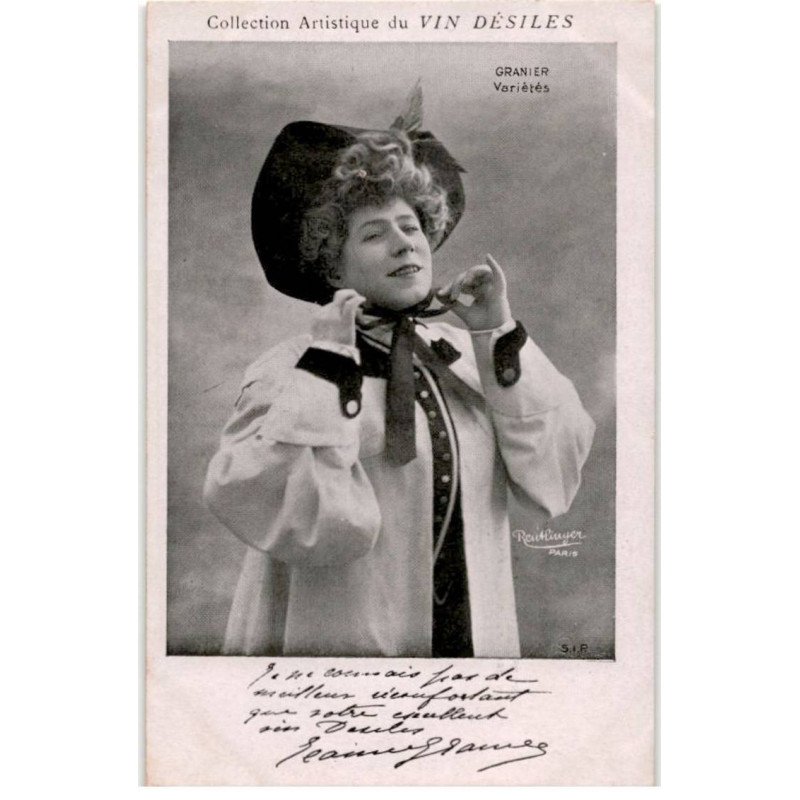 CHANTEURS : collection artistique du vin désiles, Granier variétés - très bon état